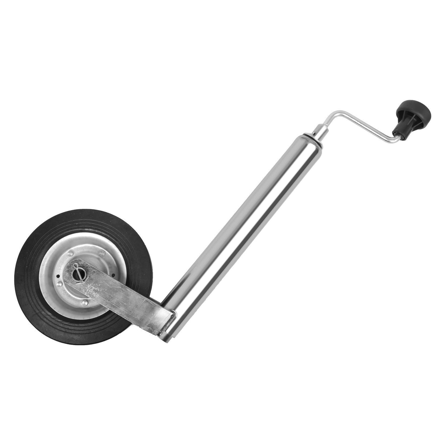 Wheel With Clamp Heavy Duty 48mm Caravan Trailer Galvanised Solid Tyre UK