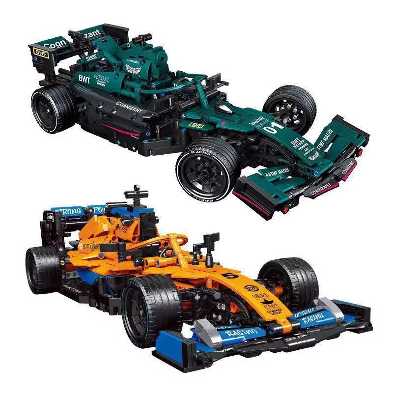 High-Tech Building Blocks F1 Formula 1 Remote Control Super Speed Racing Cars Moc Bricks RC Technical Model Toys Creative Expert