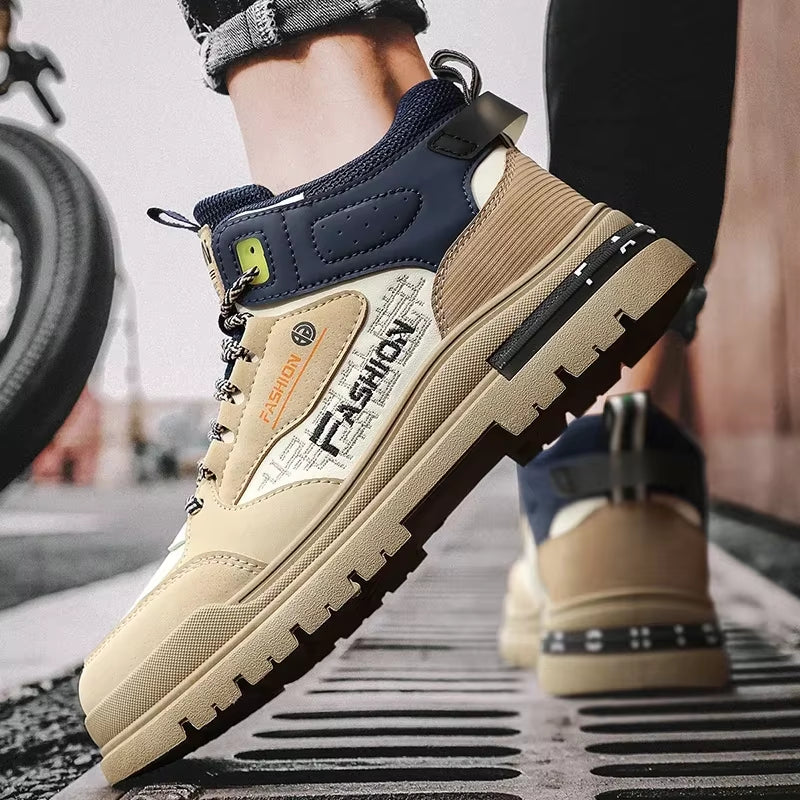 Sneakers Men Walking Sport Shoes Casual Autumn Vulcanized Shoes Male Outdoor Sneakers Male Sneakers Soft Sole Walking Shoes