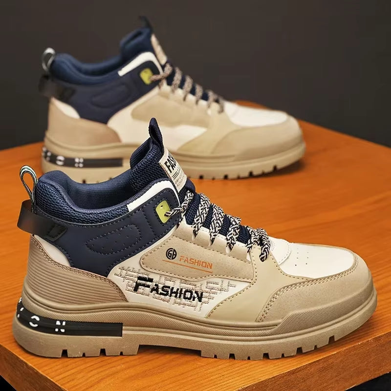 Sneakers Men Walking Sport Shoes Casual Autumn Vulcanized Shoes Male Outdoor Sneakers Male Sneakers Soft Sole Walking Shoes