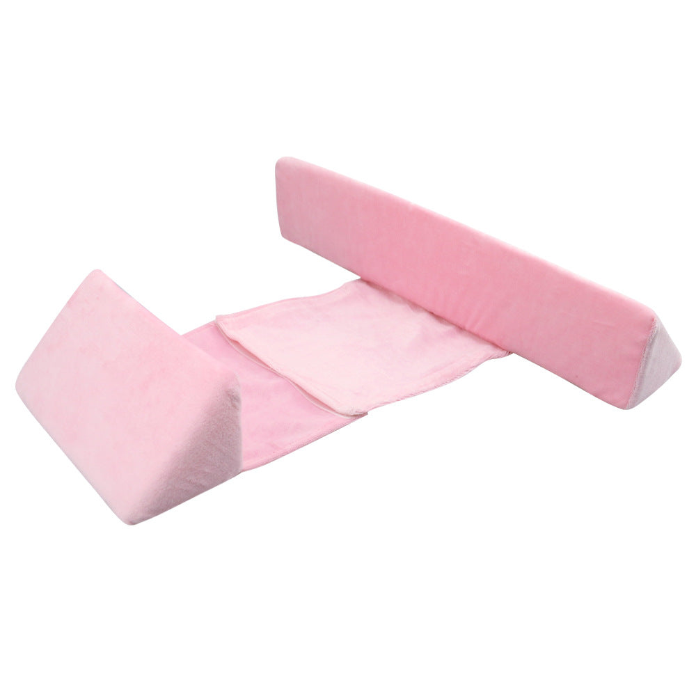 Newborn Baby Shaping Styling Pillow Anti-Rollover Side Sleeping Pillow Triangle