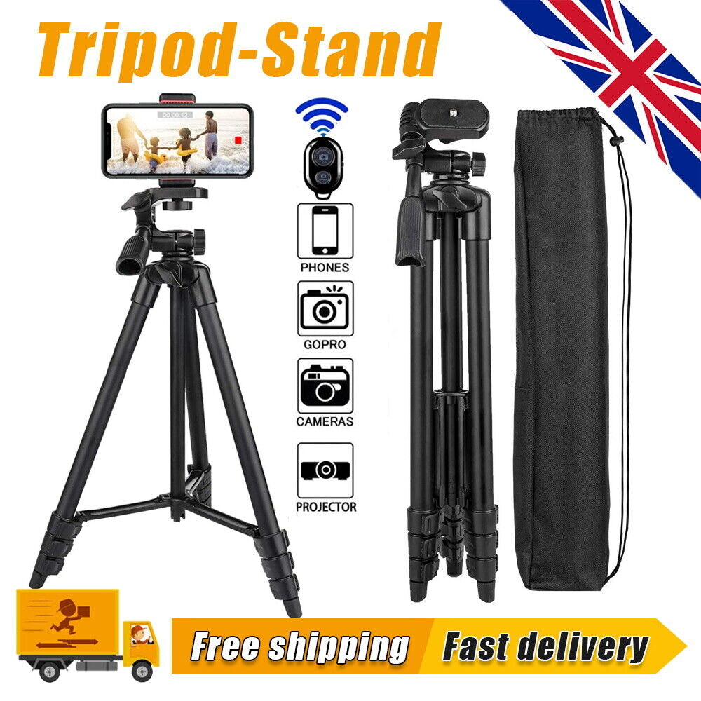 Pro Tripod Stand Digital Camera Camcorder Mount Portable Holder with Storage Bag