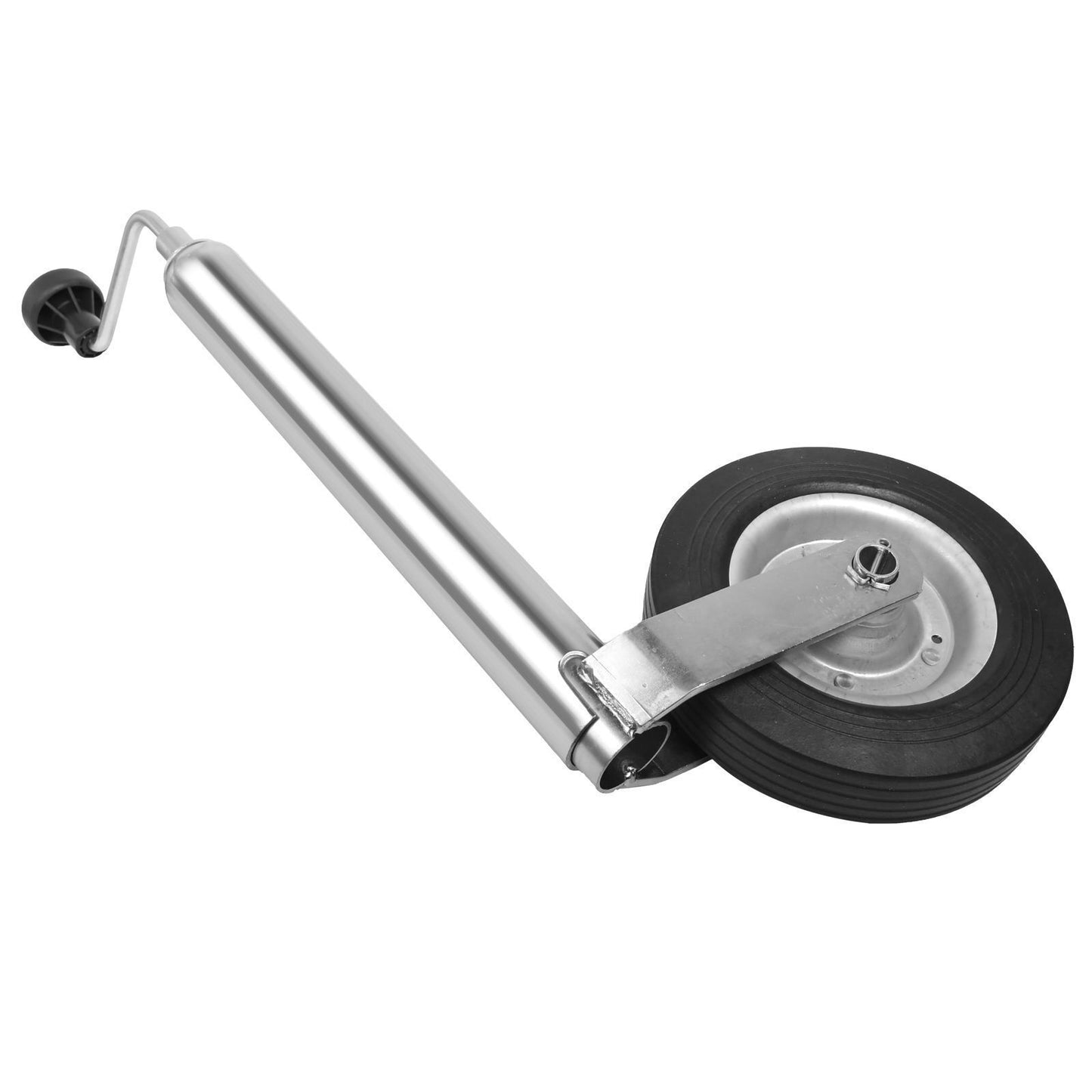 Wheel With Clamp Heavy Duty 48mm Caravan Trailer Galvanised Solid Tyre UK