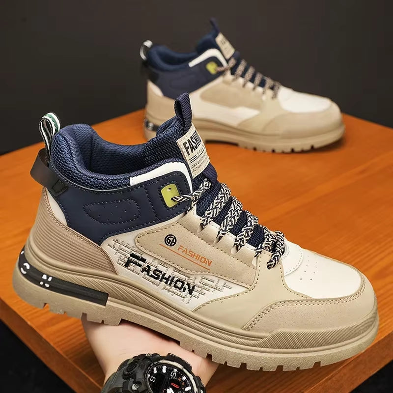 Sneakers Men Walking Sport Shoes Casual Autumn Vulcanized Shoes Male Outdoor Sneakers Male Sneakers Soft Sole Walking Shoes