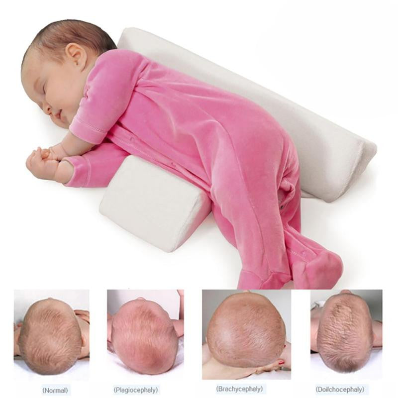 Newborn Baby Shaping Styling Pillow Anti-Rollover Side Sleeping Pillow Triangle