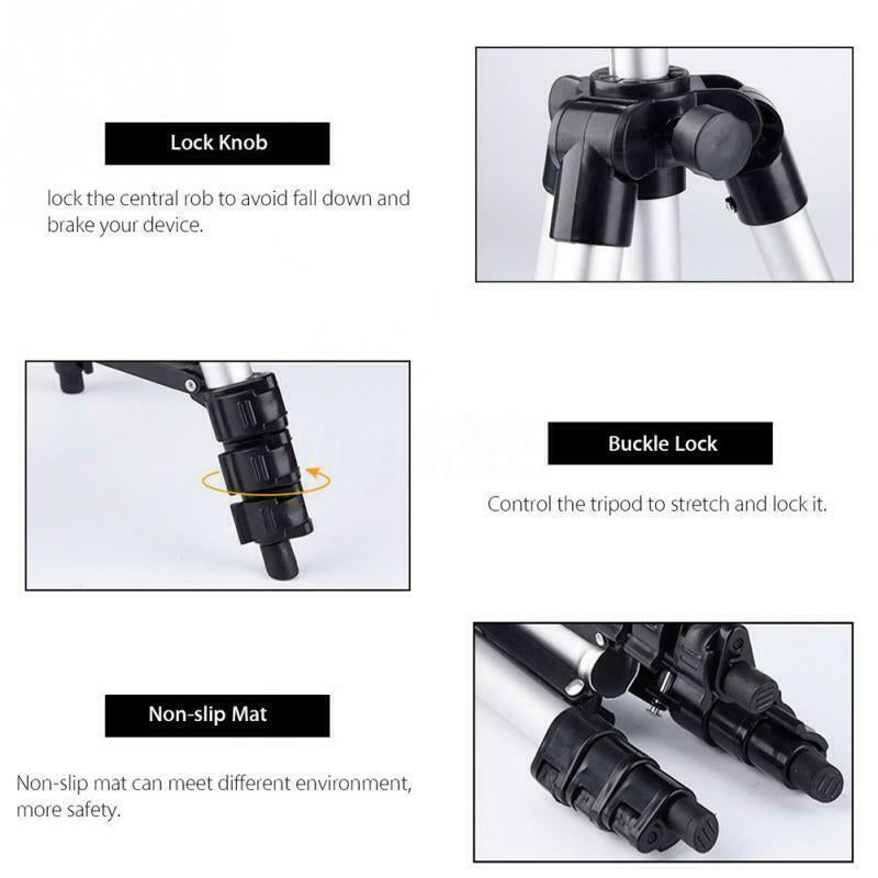 Pro Tripod Stand Digital Camera Camcorder Mount Portable Holder with Storage Bag