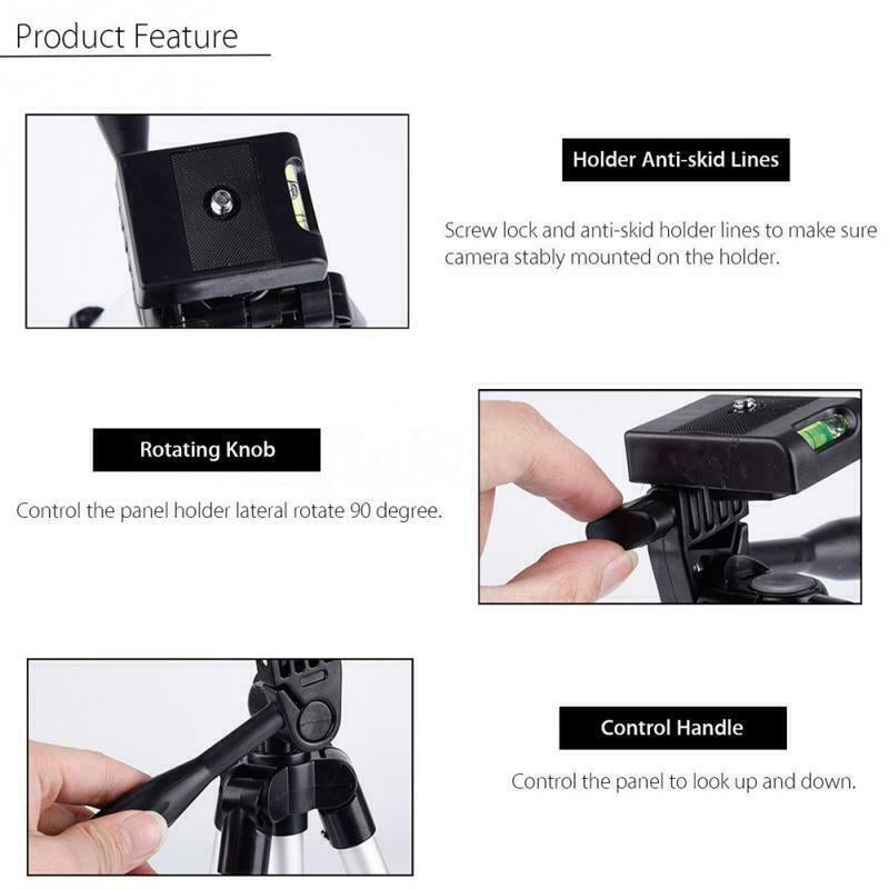 Pro Tripod Stand Digital Camera Camcorder Mount Portable Holder with Storage Bag